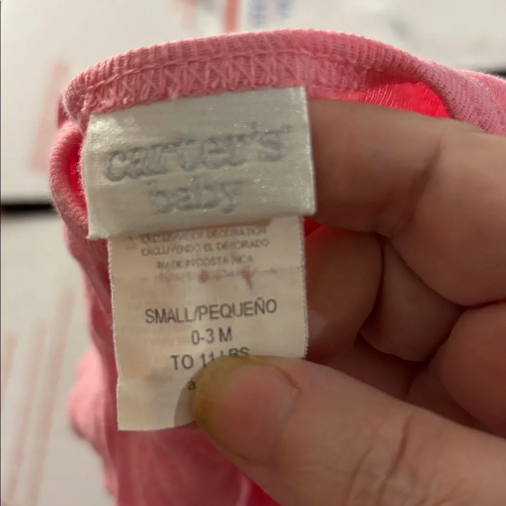 Carter's Soft Pink Bodysuit 0-3 months